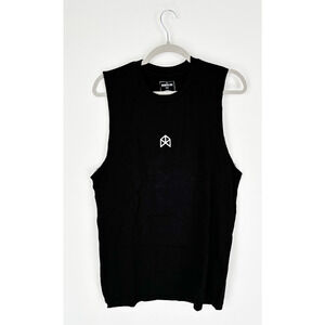 RawGear Stringer Muscle Tank Top Mens Size Large Black New RG307 Activewear